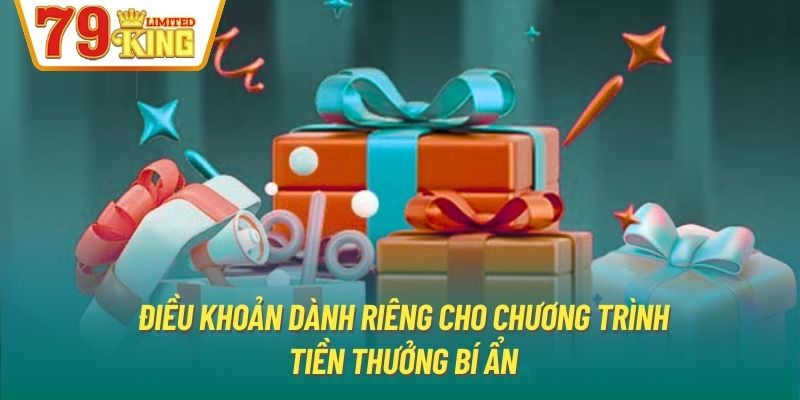 Điều khoản dành riêng cho cho chương trình tiền thưởng bí ẩn