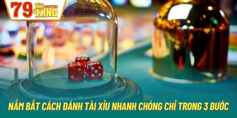 Nắm bắt cách đánh Tài Xỉu nhanh chóng chỉ trong 3 bước